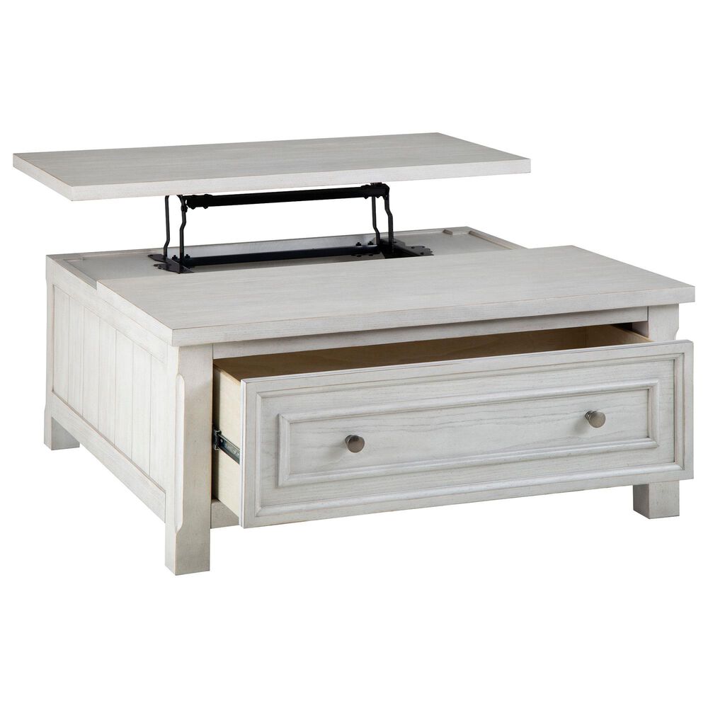 Ashley Robbinsdale Lift-Top Coffee Table in Antique White, , large