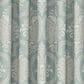 J. Queen New York Tranquility 84" x 50" Window Panel Pair in Aqua, Cream and Gold, , large