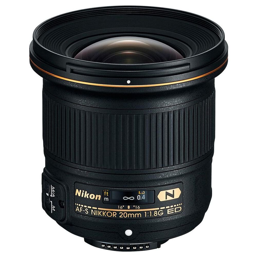Nikon AF-S NIKKOR 20mm f/1.8G ED Lens, , large