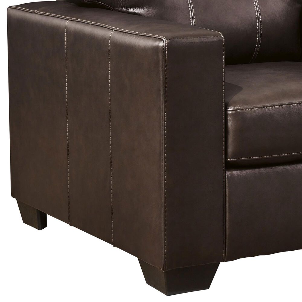 Ashley Santorine Accent Chair in Dark Brown, , large