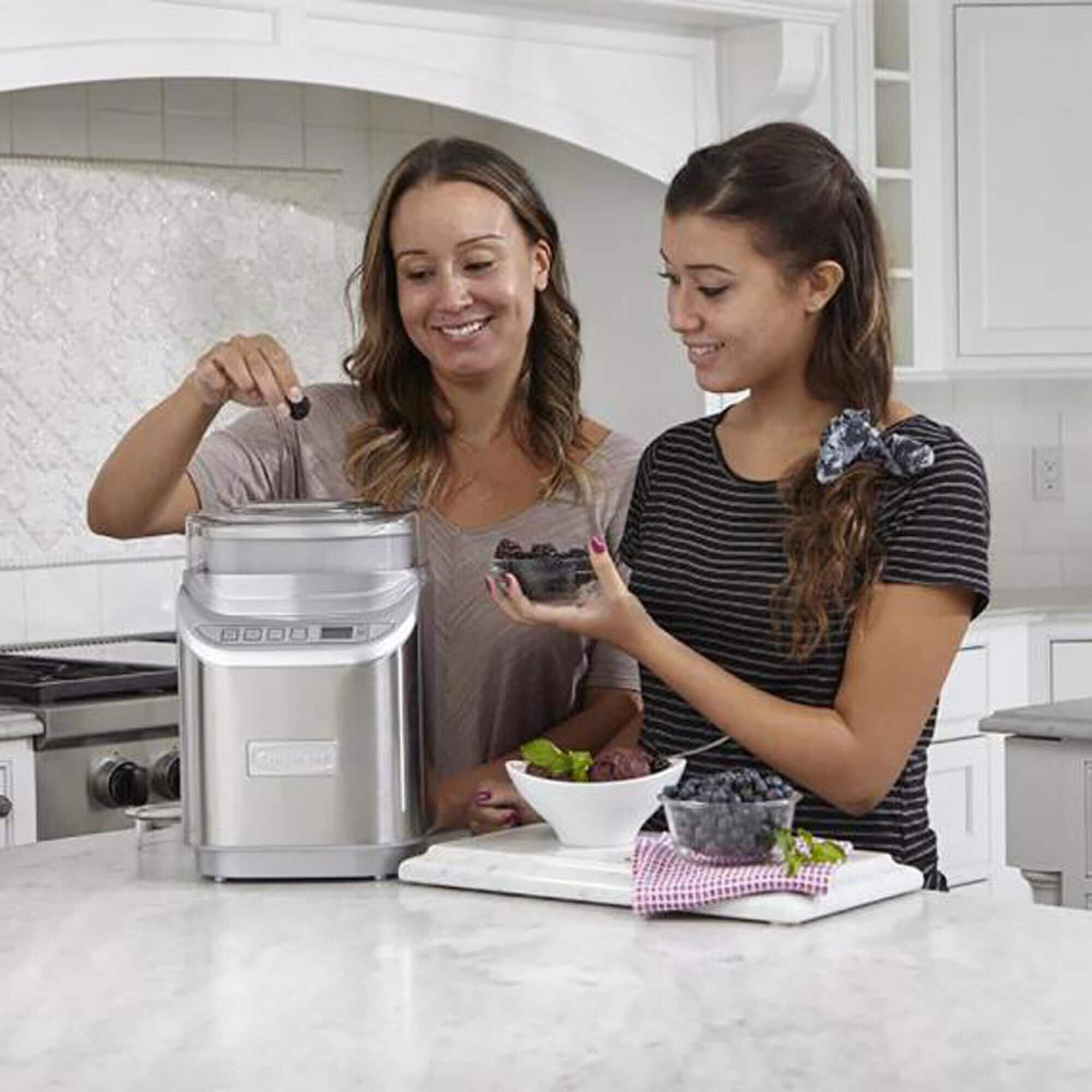 Electronic ice shop cream maker