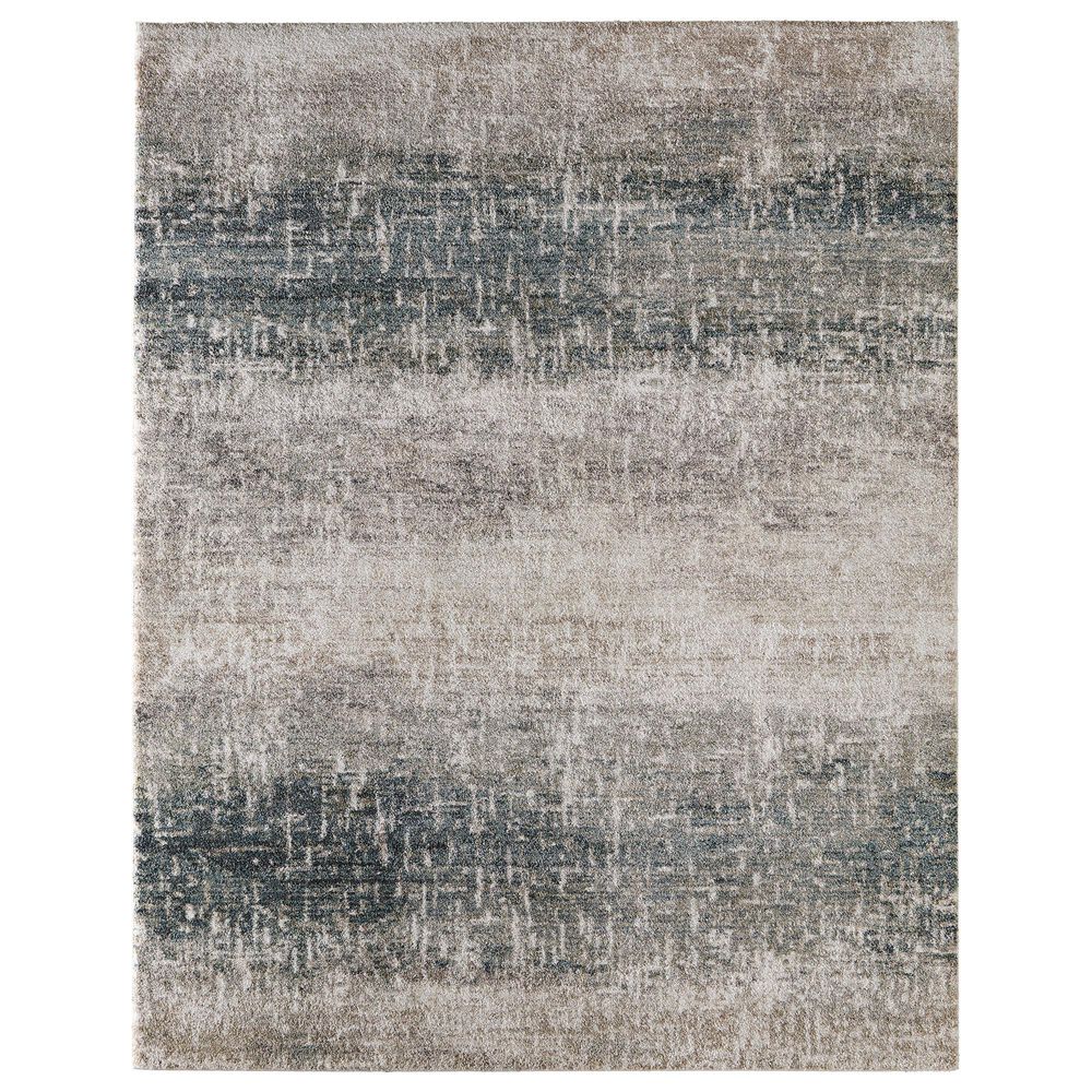 Feizy Richmond Blue and Beige 5" x 7"6" Area Rug, , large
