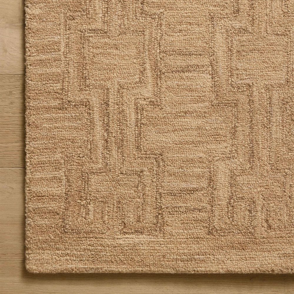 Loloi Barrow Camel and Brown 2&#39;3&quot; x 3&#39;9&quot; Area Rug, , large