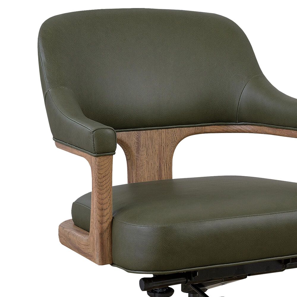 Hooker Furniture Briar Executive Swivel Tilt Chair in Light Transparent, , large