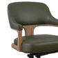 Hooker Furniture Briar Executive Swivel Tilt Chair in Light Transparent, , large