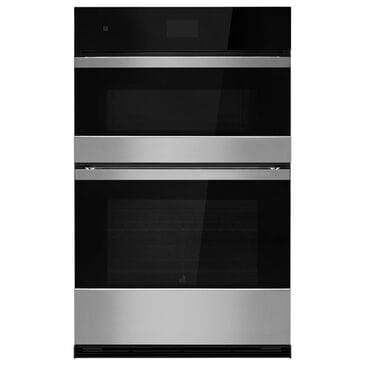 JennAir Noir 27" Combination Electric Microwave and Wall Oven in Stainless Steel and Black, , large
