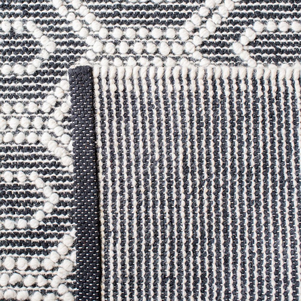 Safavieh Natura NAT476A 2&#39;3&quot; x 8&#39; Ivory and Black Runner, , large