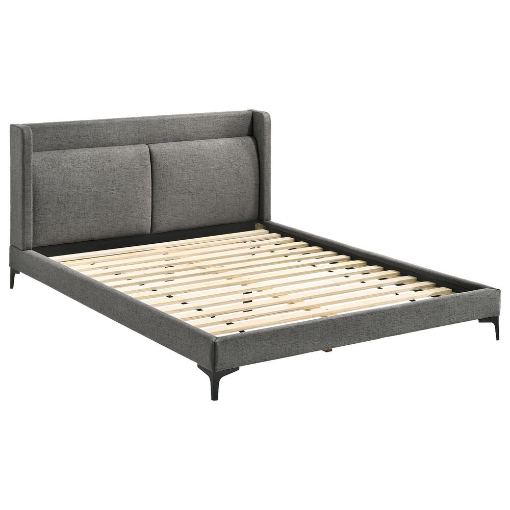 Blue River Legend 3-Piece Queen Platform Bed Set in Gray/Black, , large