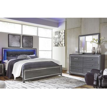 Signature Design by Ashley Lodanna 3-Piece King Bedroom Set in Gray, , large