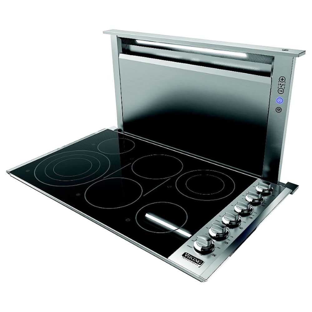 Viking Range 36" Rear Downdraft with Controls on Front in Stainless