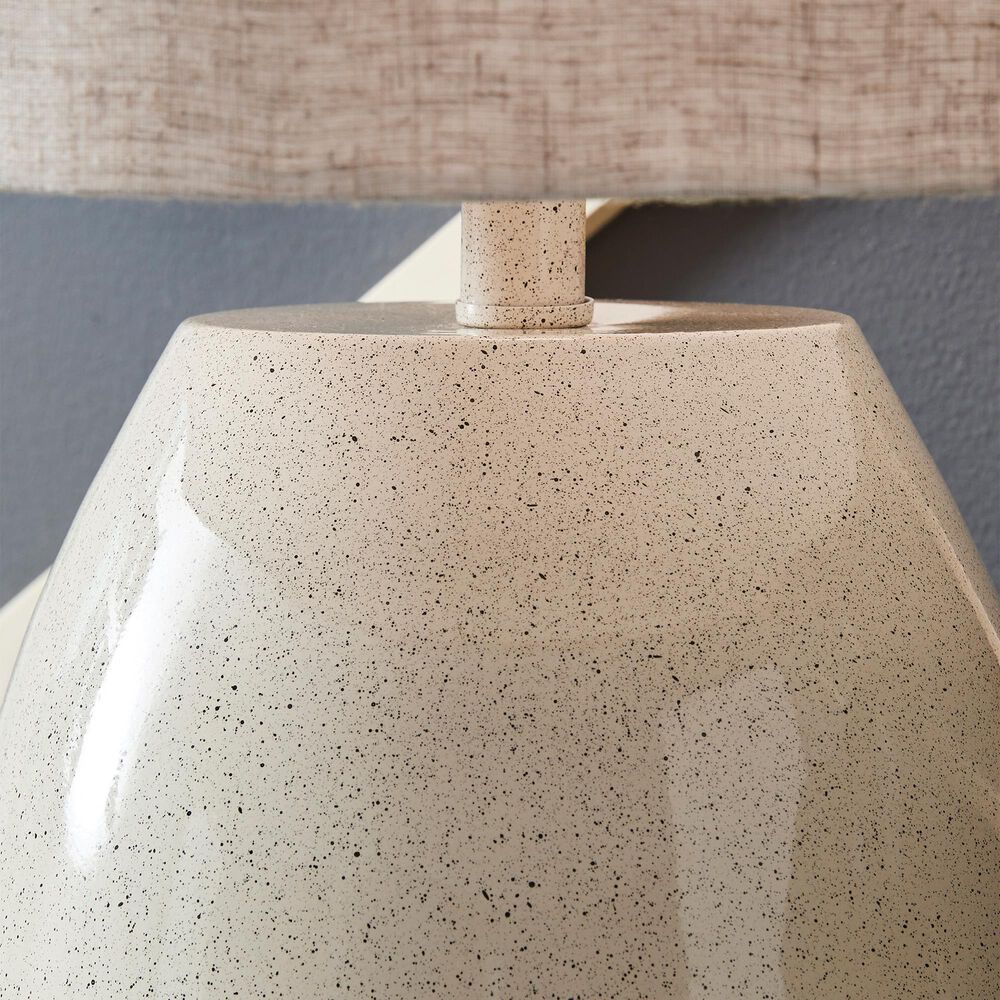 Ashley Linas Table Lamp in Cream and Beige, , large