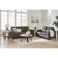 Ashley Barlin Mills Stationary Queen Sleeper Sofa in Umber, , large