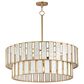 Maxim Lighting Miramar 6-Light Chandelier in Capiz and Natural Aged Brass, , large