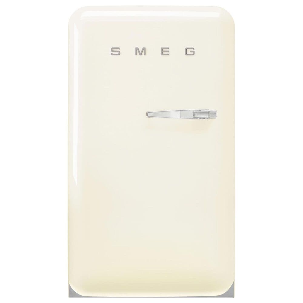 SMEG 4.48 Cu. Ft. Freestanding Compact Refrigerator with Left Hinge in Cream, , large