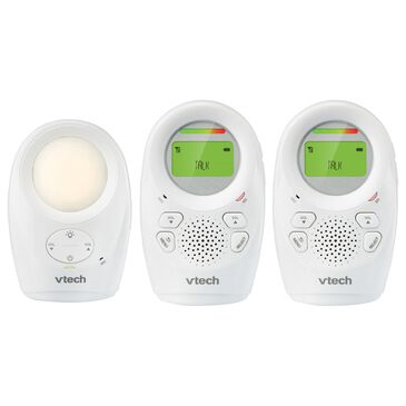Vtech Digital Audio Baby Monitor with Enhanced Range in White (2 Parent Units), , large