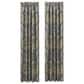 J. Queen New York Messina 84" x 50" Window Panel Pair in Navy Blue and Gold, , large