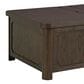 Ashley Breckington Coffee Table with Storage in Dark Brown, , large