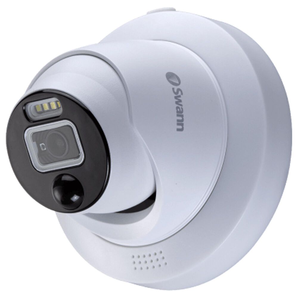 Swann Enforcer 4K Ultra HD DVR Dome Security Camera in White, , large