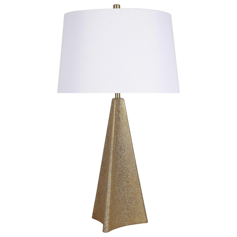 Classy Art Wholesalers Apex Ceramic Table Lamp in Gold, , large