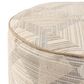 Howard Elliott Prisma Foot Pouf in Natural, , large