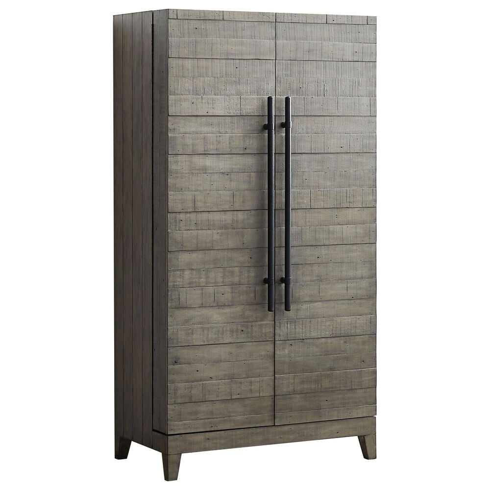 Imperial International Aurora Wine Cabinet in Stone Grey and Black, , large