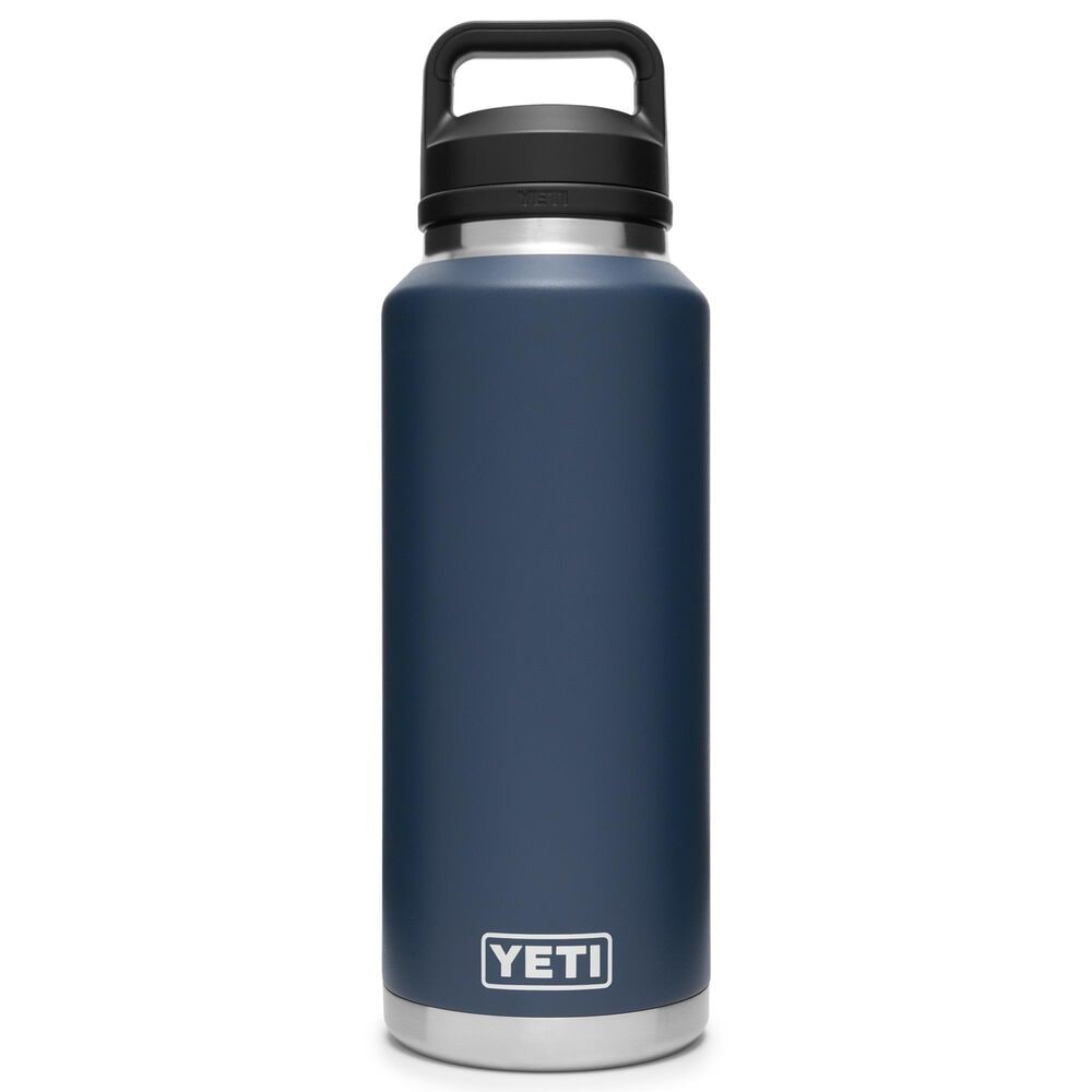 YETI Rambler 64 Oz Water Bottle with Chug Cap in Navy, , large