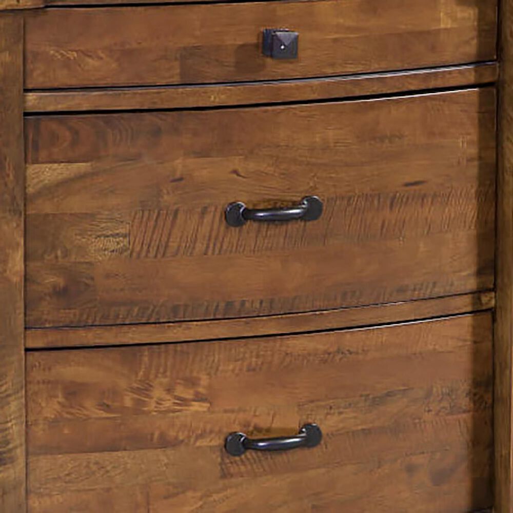 Napa Furniture Design Whistler Retreat 3-Drawer Nightstand in Dark Mango, , large