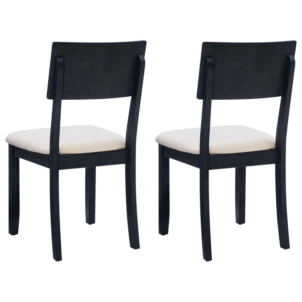 Linon Home Decor Jorissen Side Chair in Dark Charcoal (Set of 2), , large