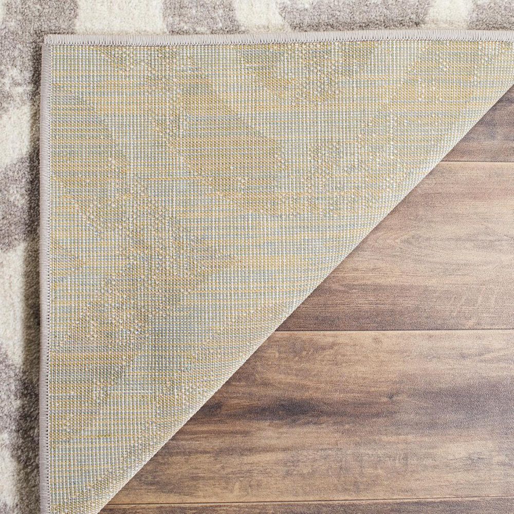 Safavieh Amsterdam AMS107A-28 2&#39;3&quot; x 8&#39; Ivory/Mauve Runner, , large