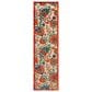 Nourison Aloha 2"3" x 8" Red and Multicolor Indoor/Outdoor Runner, , large