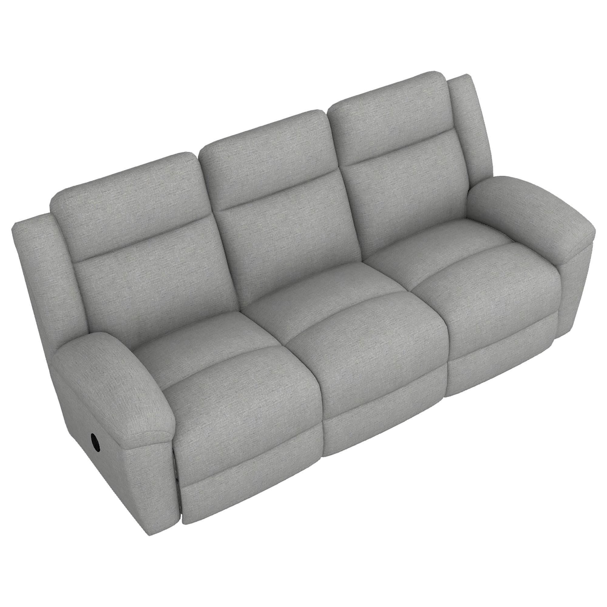 その他 CabCallawayACMEFurnitureDELMAR SOFA3P Trouper Reclining Loveseat w/ Console | La-Z-Boy