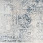 Nourison Astra Machine Washable 9" x 12" Blue and Ivory Area Rug, , large