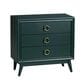 Crestview Collection Pomeroy 3-Drawer Chest in Emerald, , large