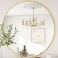 HOMLUX 20" Round Wall Mirror in Gold, , large