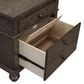 Riva Ridge Oxford California King Panel Storage Bed with Two Nightstands in Cocoa with AC Outlets and USB Ports, , large
