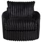 Coaster Sarco Swivel Accent Arm Chair in Black, , large