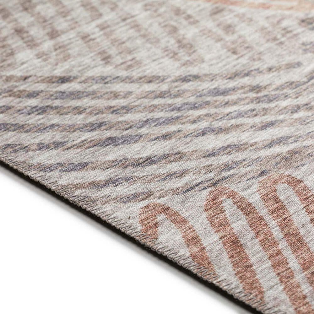 Dalyn Rug Company Sedona Floral 5&#39; x 7&#39;6&quot; Walnut Indoor/Outdoor Area Performance Rug, , large