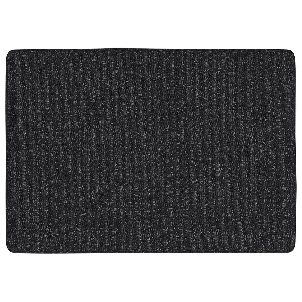 Ashley Jasmine Peaks Ottoman in Coal, , large