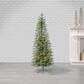 The Gerson Company 4" Pre-Lit Artificial Natural Cut Narrow Jackson Pine with White Lights in Green, , large