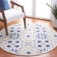 Safavieh Micro-Loop 5" Round Ivory and Sage Area Rug, , large