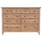 Hawthorne Furniture San Mateo 10-Drawer Dresser in Wheat, , large