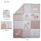 Lambs & Ivy Farmyard 3-Piece Crib Bedding Set in Taupe, White and Sage Green, , large