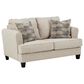 Signature Design by Ashley Callisburg Stationary Loveseat in Linen, , large