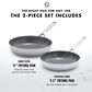 Green Pan GP5 10" and 12" Frypan Set in Stainless Steel, , large