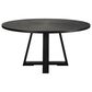Uttermost Gidran Dining Table in Charcoal Black - Table Only, , large