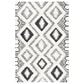 Safavieh Natura NAT684A 6" x 9" Ivory and Black Area Rug, , large