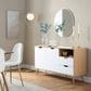 Grandview Gallery Moon Floor Lamp in Gold, , large