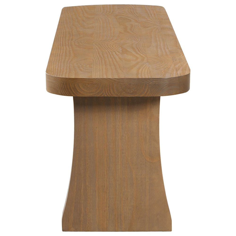 Hearth and Haven 63" Dining Bench with Flared Trouser Legs in Pine, , large