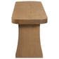 Hearth and Haven 63" Dining Bench with Flared Trouser Legs in Pine, , large