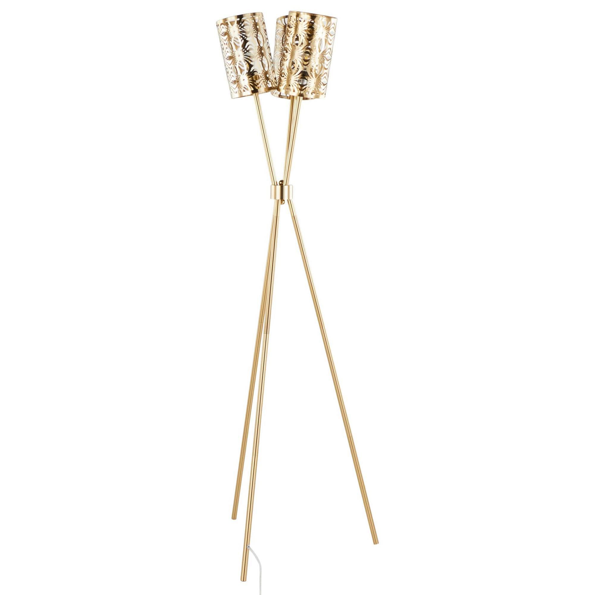 Grandview gallery gold floor clearance lamp